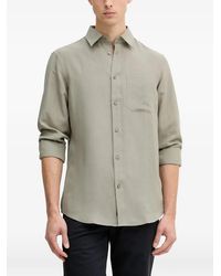 Guess - Chest-Pocket Long-Sleeve Shirt - Lyst
