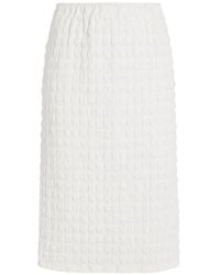 Proenza Schouler - Lori Textured Midi Skirt - Lyst