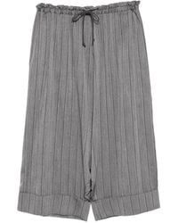 Y's Yohji Yamamoto - Striped Trousers - Lyst