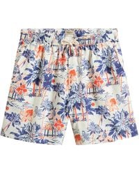 Woolrich - Graphic-Print Shorts - Lyst