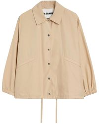 Jil Sander - Jacke Mit Logo-Print - Lyst