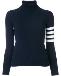 Thom Browne - Pull En Cachemire À Col Montant - Lyst