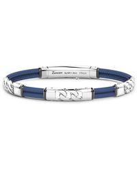 Zancan - Pulsera con logo grabado - Lyst