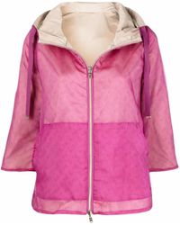 Herno - Chaqueta con logo estampado - Lyst