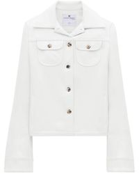 Courreges - Single-Breasted Twill Jacket - Lyst