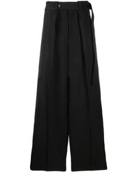 Jil Sander - プリーツ ワイドパンツ - Lyst