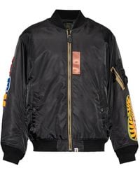 A Bathing Ape - Shark Ma-1 Bomberjack - Lyst