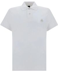 Moose Knuckles - Everett Logo-Appliqué Polo Shirt - Lyst