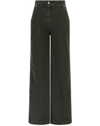 Nude - Creased Wide-Leg Jeans - Lyst