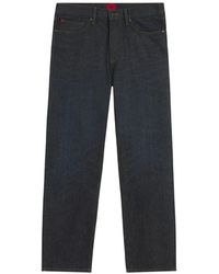 HUGO - X Rb Logo-Patch Jeans - Lyst