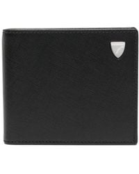Aspinal of London - Saffiano Leren Portemonnee Met Logoprint - Lyst