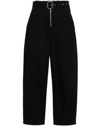 Jil Sander - Straight-leg Organic Cotton Trousers - Lyst