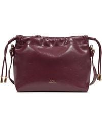 A.P.C. - Mini Ninon Drawstring Shoulder Bag - Lyst