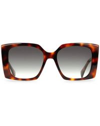 Liu Jo - Tortoiseshell-Pattern Square-Frame Sunglasses - Lyst