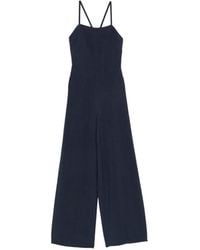MOUTAKI - Cross-Straps Wide-Leg Jumpsuit - Lyst