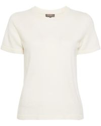 N.Peal Cashmere - T-Shirt En Cachemire À Col Rond - Lyst