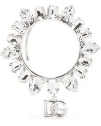 Dolce & Gabbana - Pendiente earcuff con aplique de cristal - Lyst