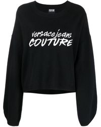 Versace - Trui Met Geborduurd Logo - Lyst