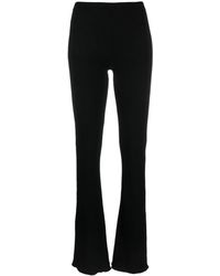 FEDERICA TOSI - Slim-cut Ribbed-knit Trousers - Lyst