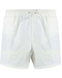 ZEGNA - Drawstring-Waist Swim Shorts - Lyst