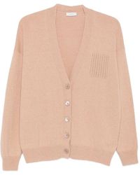 Peserico - Beaded-Pocket V-Neck Cardigan - Lyst