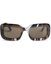 PUCCI - Marmo Rectangular Sunglasses - Lyst
