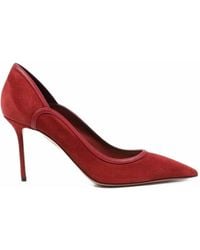 Aquazzura - Suede Pointed-Toe Pumps - Lyst