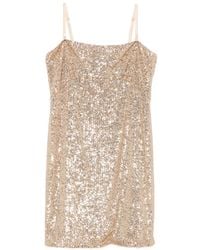 Just Cavalli - Sequinned Mini Dress - Lyst