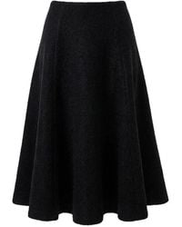 Valentino Garavani - Seam-Detail Midi Skirt - Lyst