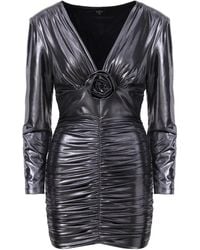 Lita Couture - Luz V-Neck Mini Dress - Lyst
