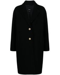 Pinko - Button-down Single-breasted Coat - Lyst