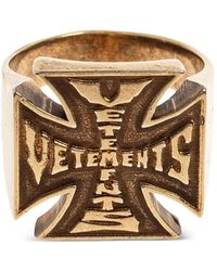 Vetements - Ring Mit Kreuz - Lyst