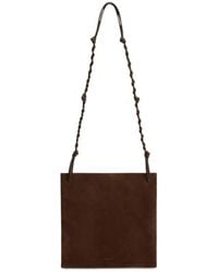 Jil Sander - Tangle Knotted Suede Shoulder Bag - Lyst