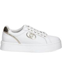 Liu Jo - Sneakers Met Plateauzool En Metallic Detail - Lyst