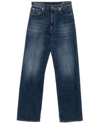 Dondup - Jean À Patch Logo - Lyst