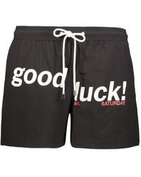 Mr. Saturday - Drawstring-Waistband Swim Shorts - Lyst