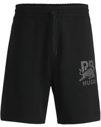 HUGO - X Rb Logo-Appliqué Shorts - Lyst