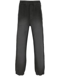 Fendi - Faded-Effect Cotton Track Pants - Lyst