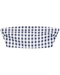Self-Portrait - Gingham Bandeau Top - Lyst