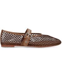 Senso - Carina Mesh Buckle-Strap Ballet Flats - Lyst
