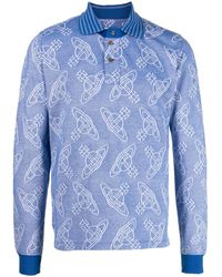 Vivienne Westwood - Poloshirt aus Orb-Jacquard - Lyst
