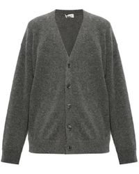 Laneus - Cárdigan Con Cuello En V - Lyst