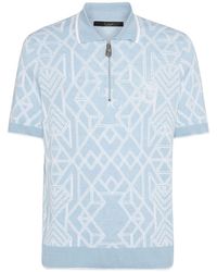 Billionaire - Abstract-pattern Polo Shirt - Lyst