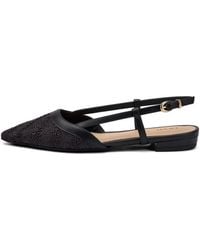 Frau - Herringbone-Effect Slingback Pumps - Lyst