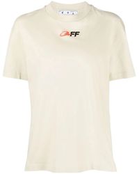 Off-White c/o Virgil Abloh - Graphic-print Cotton T-shirt - Lyst