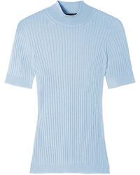 Versace - Ribgebreide Top - Lyst