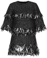 Oscar de la Renta - メタリック Tシャツワンピース - Lyst