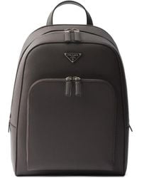 Prada - Sac À Dos En Cuir À Design Structuré - Lyst