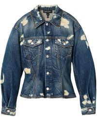 Marc Jacobs - Jeansjacke Im Distressed-Look - Lyst