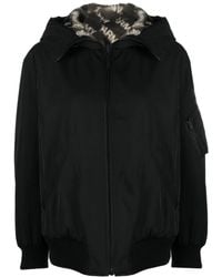 Yves Salomon - Reversible Hooded Bomber Jacket - Lyst